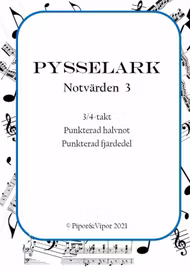 Pysselark notvärden 3