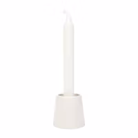 Ljusstake vit 6,5cm