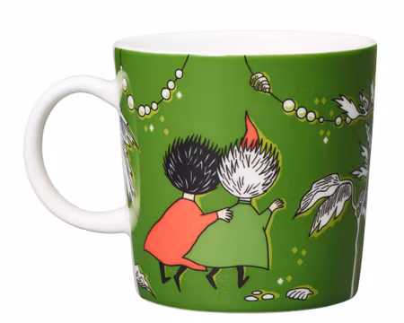 Arabia Muminmugg Tofslan och Vifslan 30cl