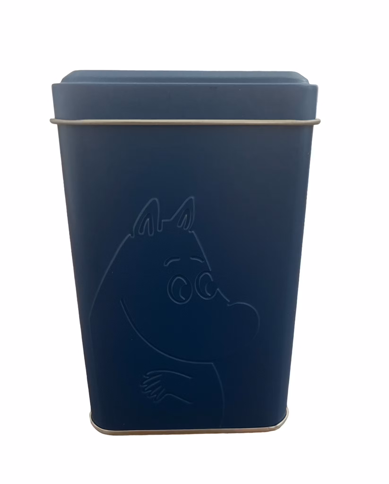 Mumin burk / plåtburk Mörkblå
