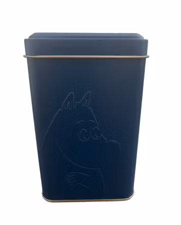 Mumin burk / plåtburk Mörkblå