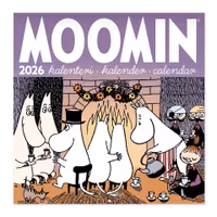 Mumin väggkalender 2026 20x20cm
