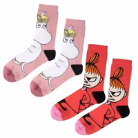 Mumin strumpor 2-pack Lilla My och Snorkfröken