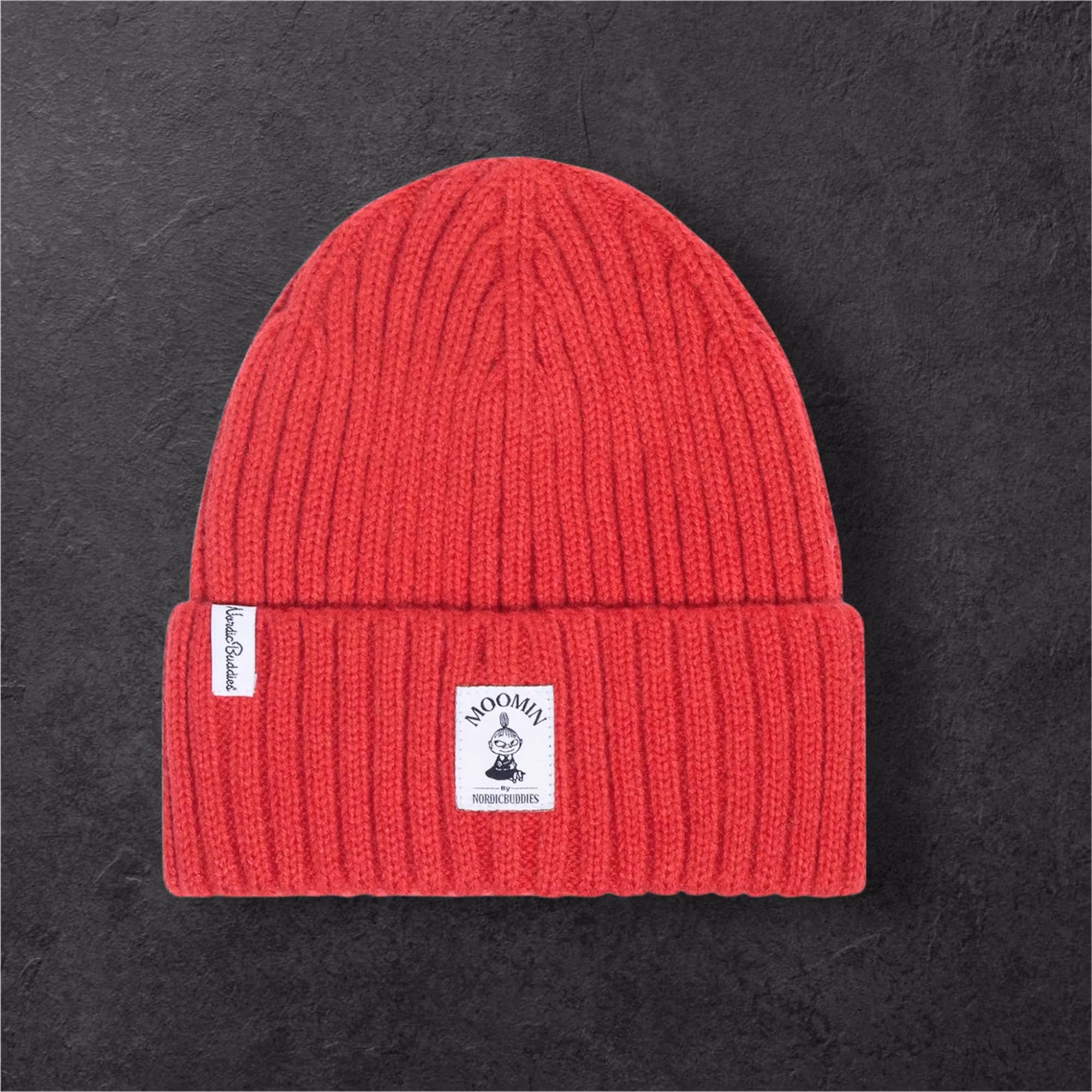 Lilla My Vintermössa Vuxen - Röd