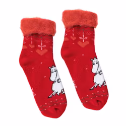 Mumin Vinterhjärta fluffiga sockor Stl 39/41