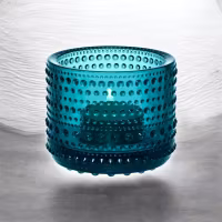 Kastehelmi ljuslykta 64mm Havsblå