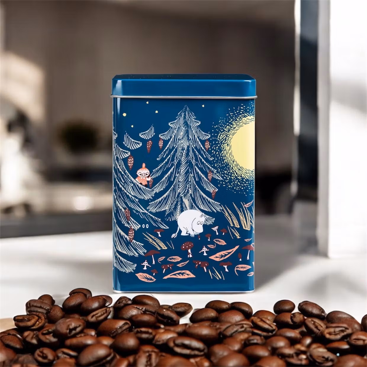 Mumin kaffeburk Urskog Blå