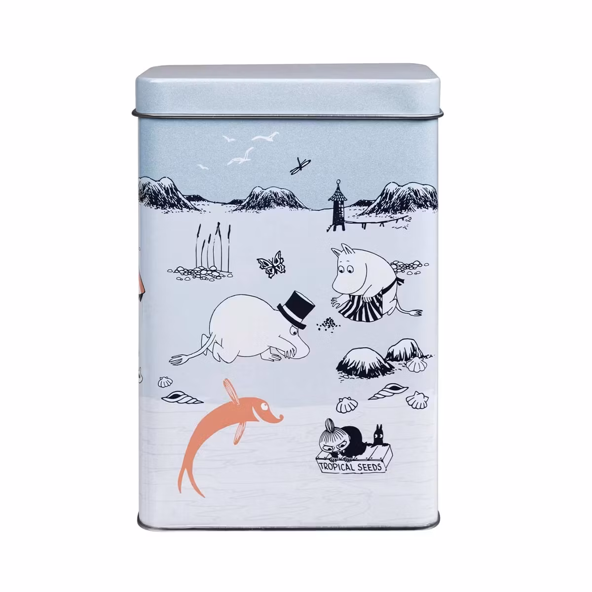 Mumin kaffeburk Strandtur Blå