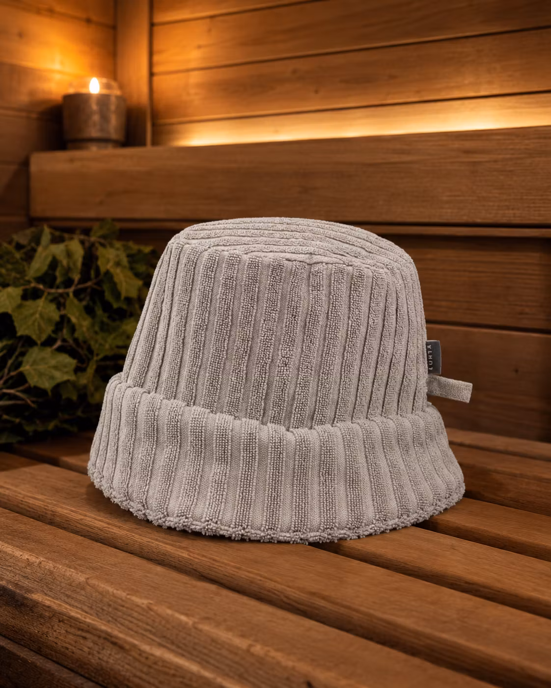 Luhta Home Sauna Hat – bastumössa ljusgrå
