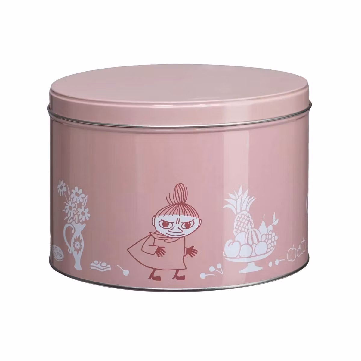 Mumin plåtburk – Lilla My, rosa 1,5 liter