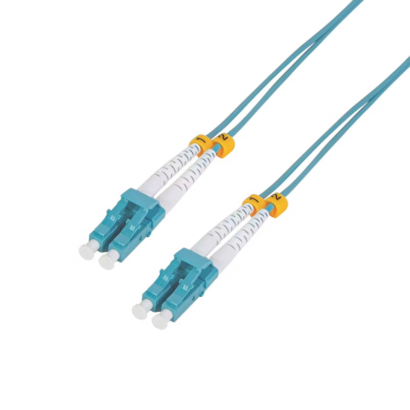 LOGLINK Fiber duplex patch cable, OM3, 50/125µ, LC-LC, aqua, 3 m