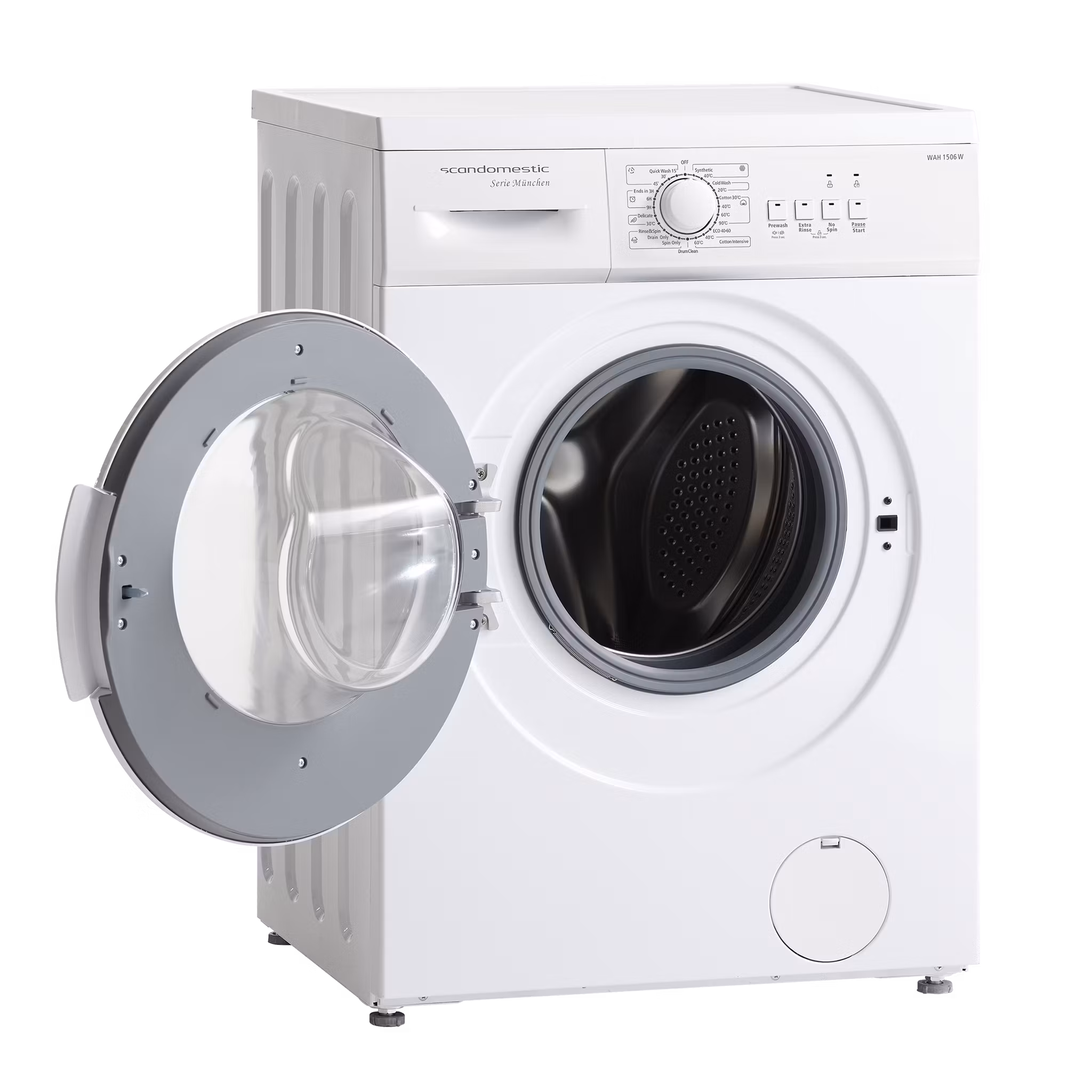 Scandomestic Vaskemaskin | Hurtigvaskprogram | 6kg *