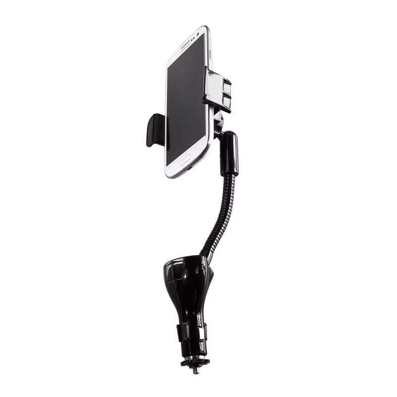 Smarttelefonbilholder og lader, 2 USB-A, 15,5W*