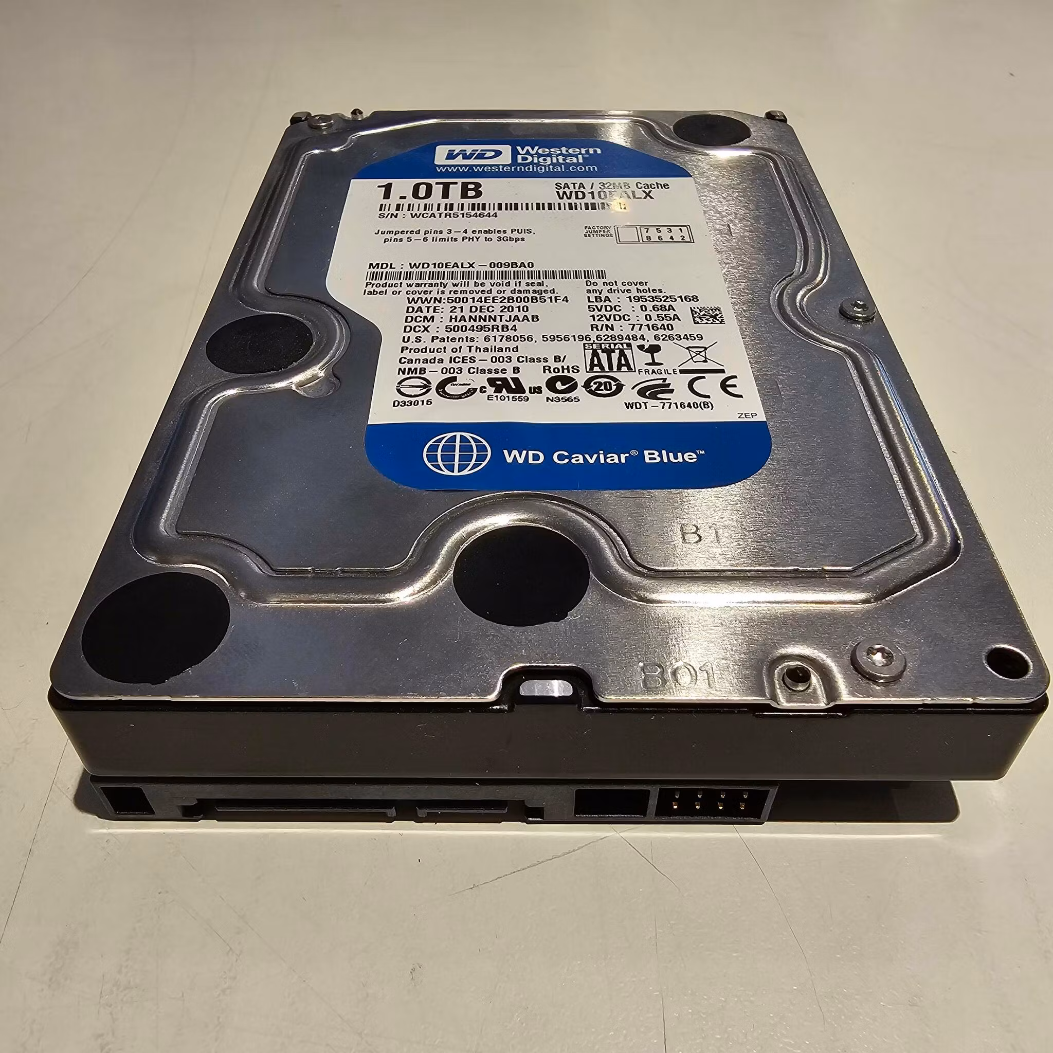 WD 1TB WD10EALX SATA 3.5" HDD