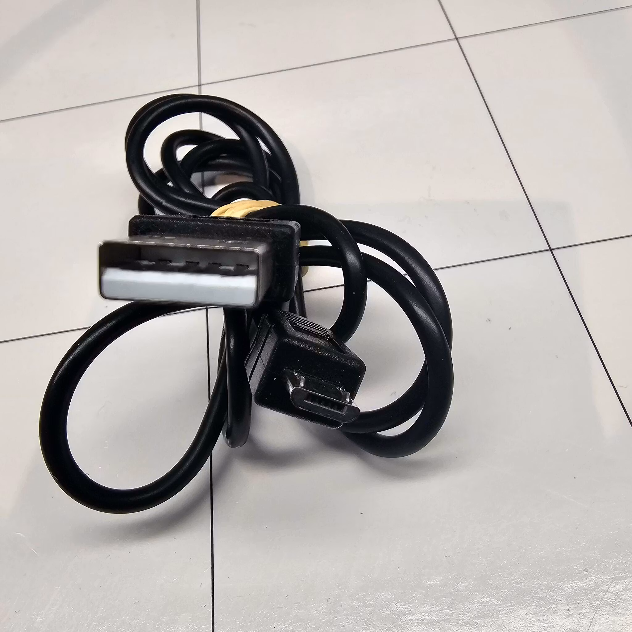 Micro USB til USB-A Kabel 0.5m sort