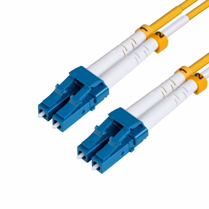 MicroConnect Optisk fiberkabel, LC-LC, Singlemode, Duplex, OS2 (Gul) 10m