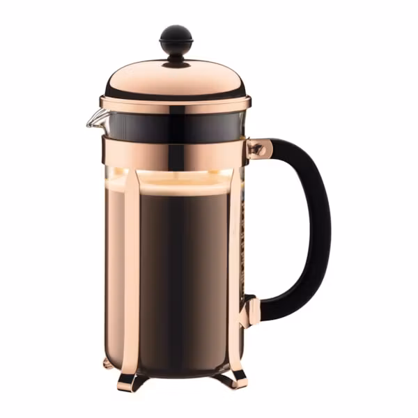 Presskanne Bodum Chambord 8 kopper H240mm 100cl Rosegull