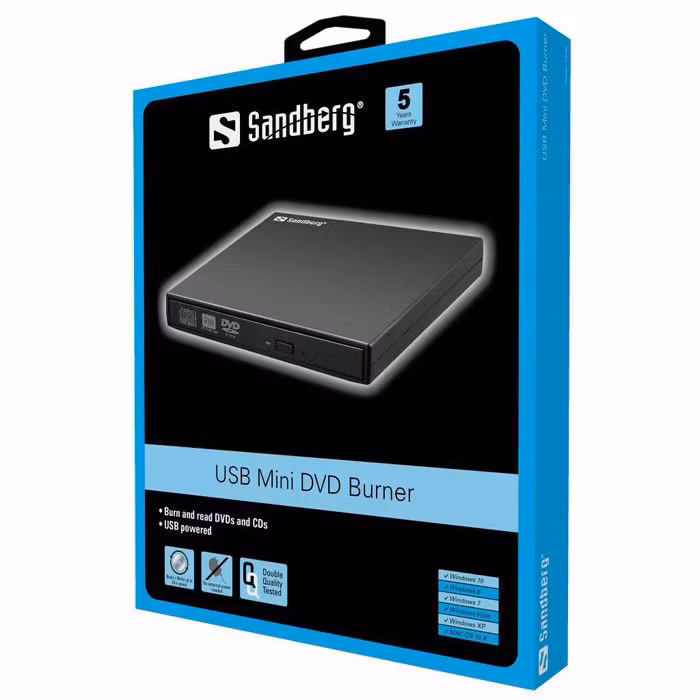 Sandberg USB CD/ DVD Brenner *