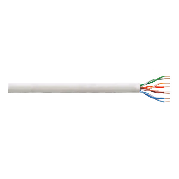 Patchkabel CAT6 CCA EconLine, U/UTP, Grå, pris pr meter