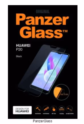 Skjermbeskytter Huawei P20 | Sort