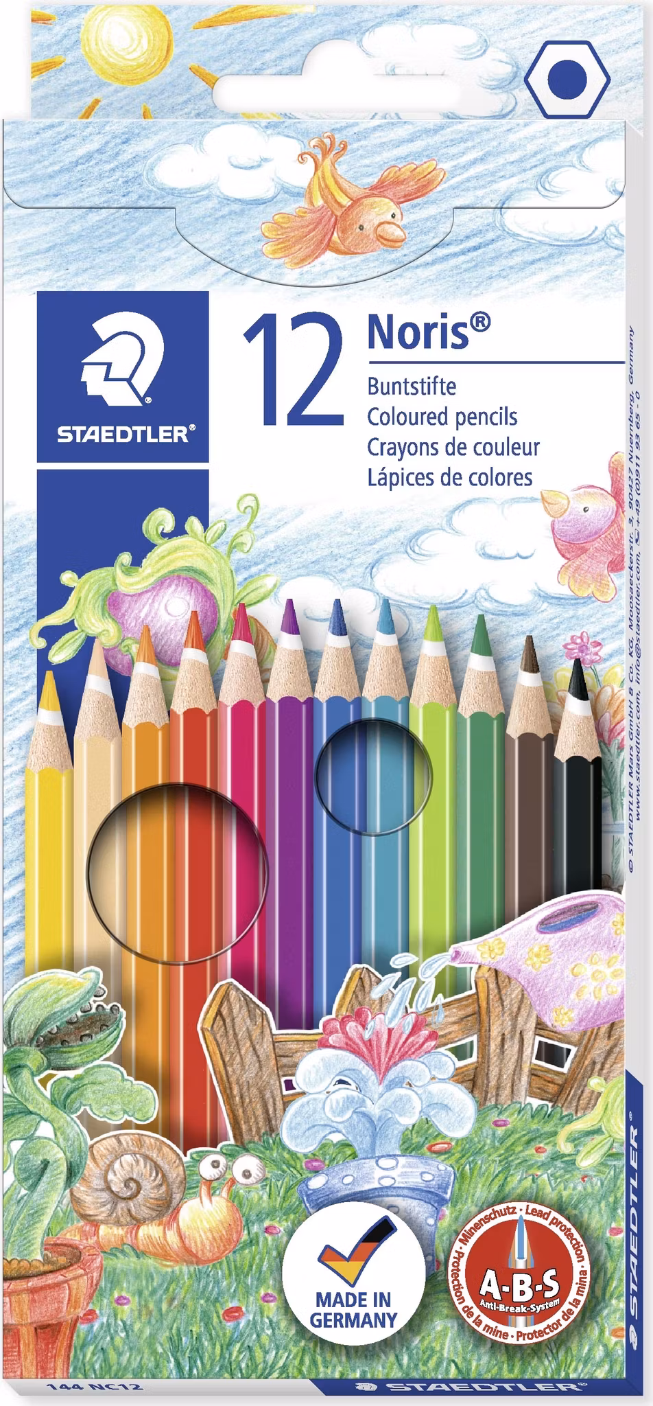 Staedtler Fargeblyant Noris lang (12)