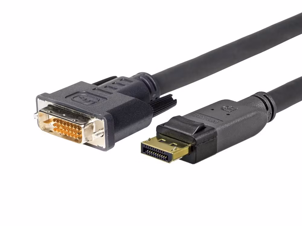 Vivolink Pro Displayport - DVI-D, FHD, 7.5m, Black