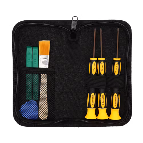 Repair set for Xbox 360 Controller, 8 parts, nylon bag, black