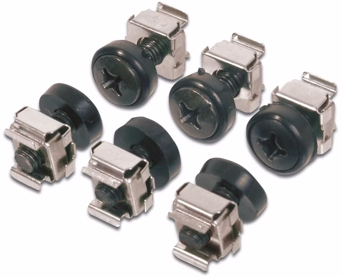 Kabinettskruer til rackskap - 50stk MicroConnect Fixing set for Cabinet