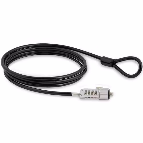 StarTech laptoplås- 1,8m - Vinyl Coated Steel Cable - 4 Digit - Computer Lock - Security Lock - Laptop Lock Cable (LTLOCK)