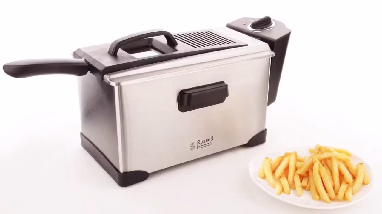 RussellHobbs frityrkoker børstet stål