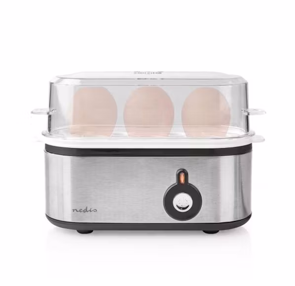 Eggkoker | 3 Egg | Desilitermål | Aluminium / Sort