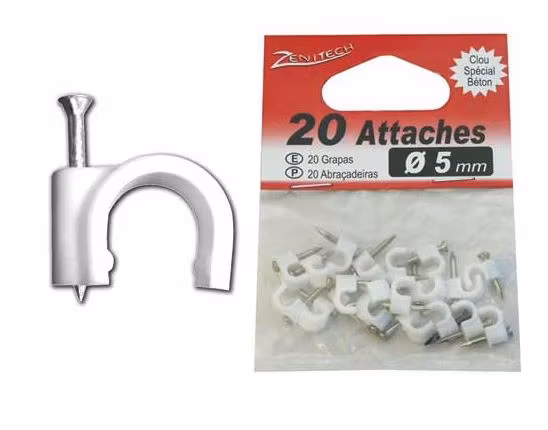 Ledningsklemmer 20stk Ø 5mm