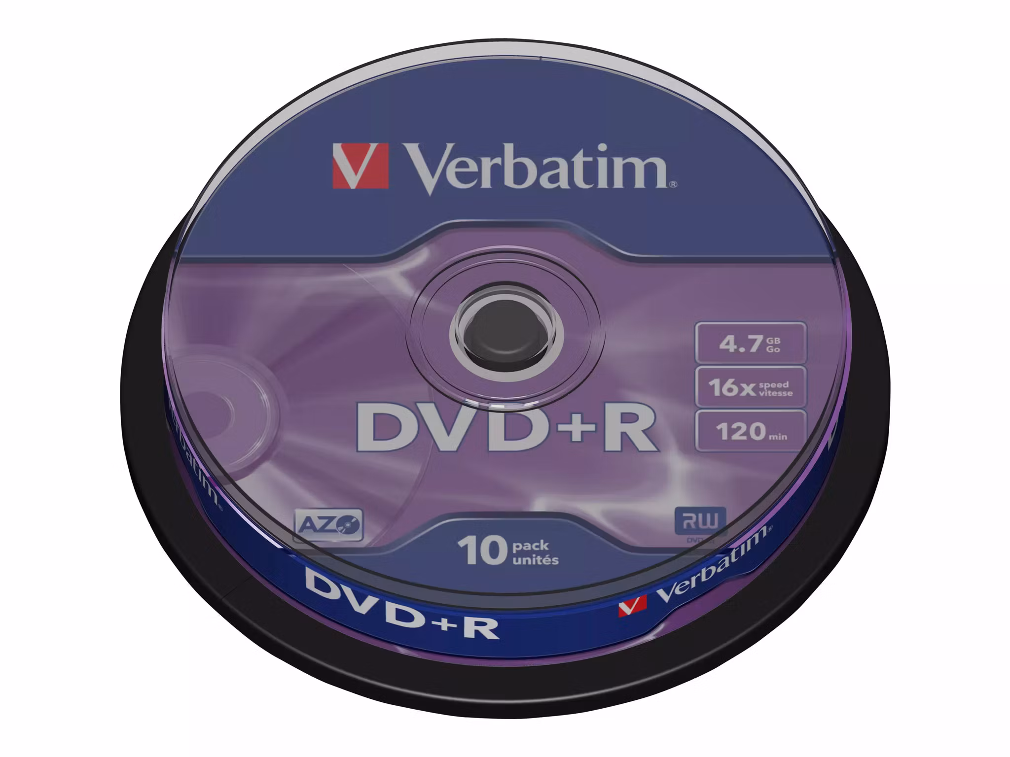 VERBATIM DataLifePlus - DVD+R x 10 4.7 GB - lagringsmedier