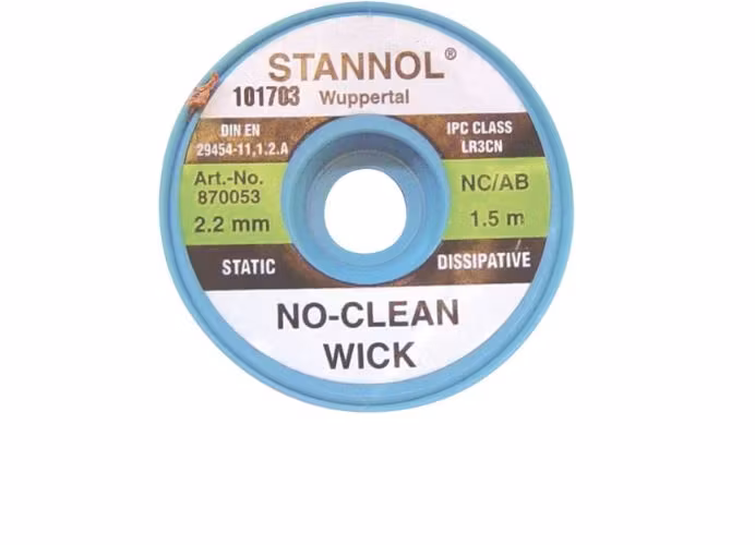 2,2MM1,5M STANNOL LODDELISSE, NO-CLEAN, ROHS-KONFORM