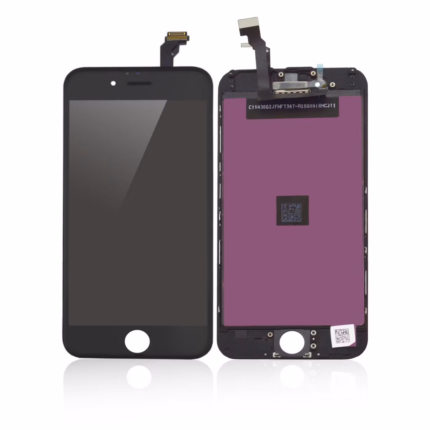 LCD Skjerm for iPhone 6 Black LCD Assembly with digitizer and Frame Copy LCD Highest grade - AUO Quality