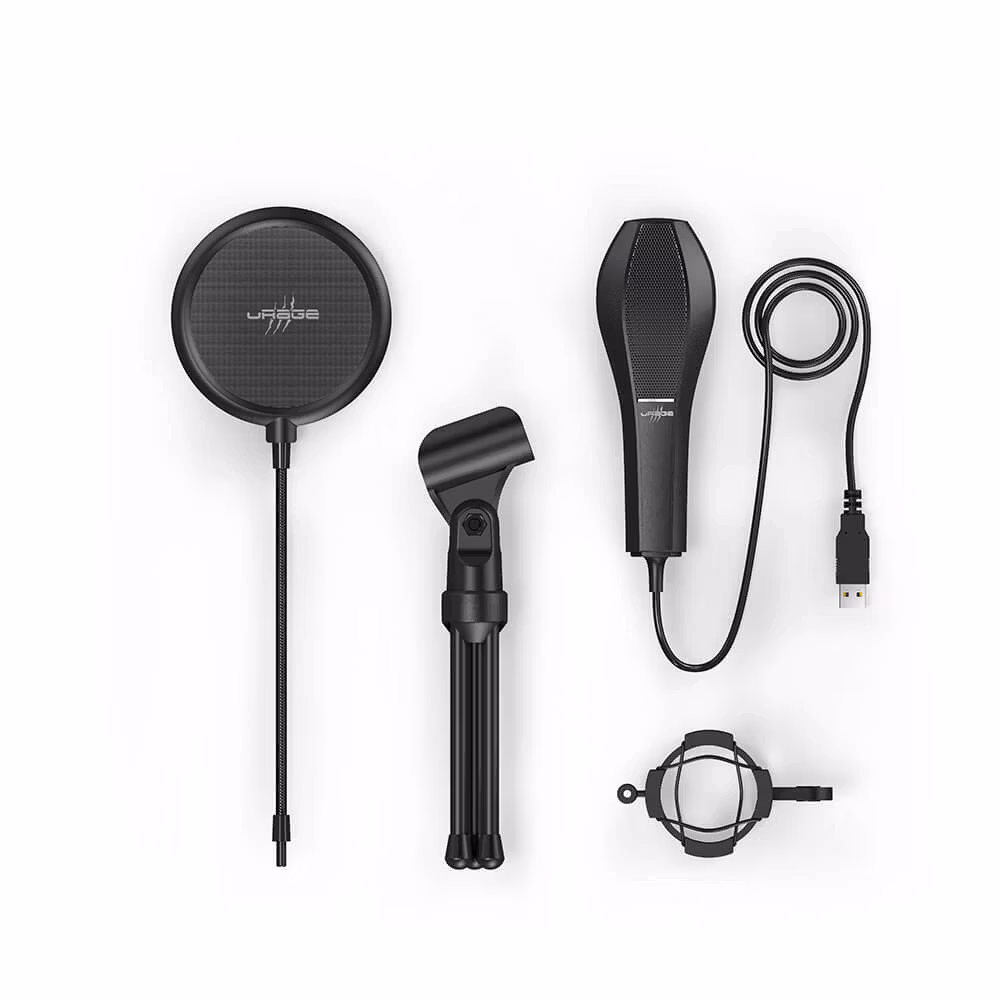 URAGE Mikrofon Stream 400 Plus Gaming Svart