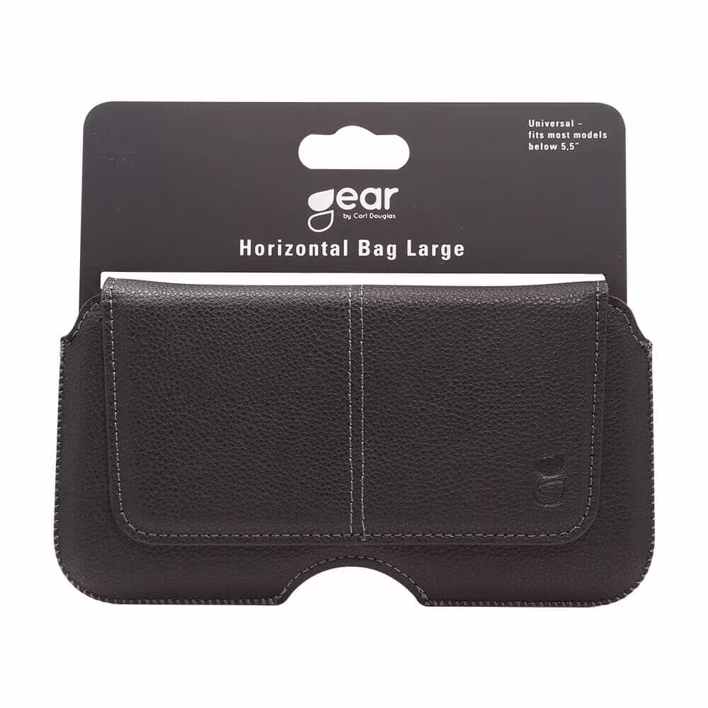 Universal belteveske for mobil | Large opp til 5,5" | Sort
