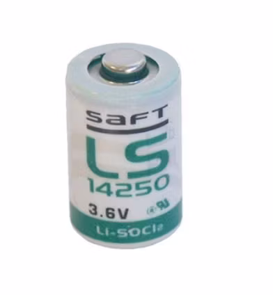 3,6V-1000MAH Lithium 1/2AA batteri, SAFT