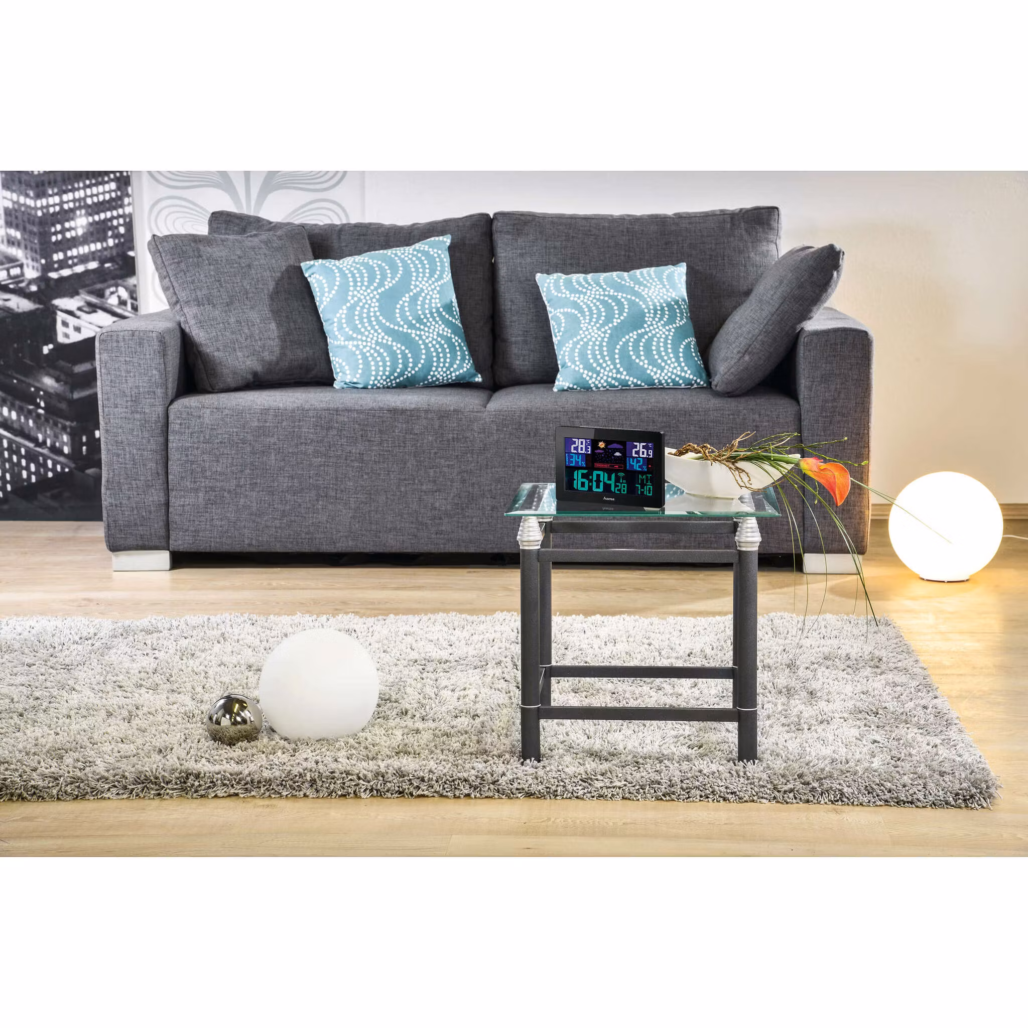 HAMA Værstasjon EWS-1400 Color Svart