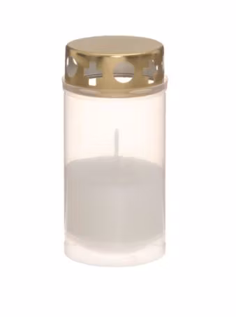 Gravlys 25 Timer med lokk hvit farge