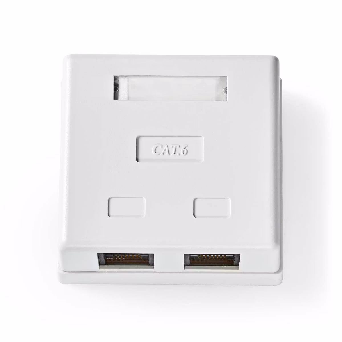 Nettverksveggboks på vegg 2-Port UTP CAT6