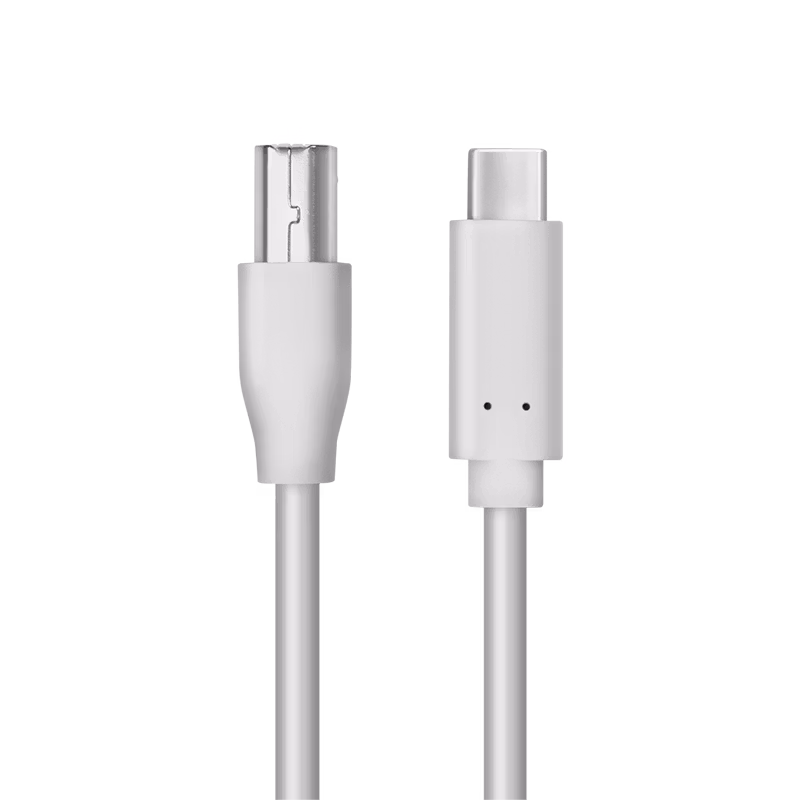 LOGILINK USB-B til USB-C cable, C/M to USB-B/M, grey, 1m