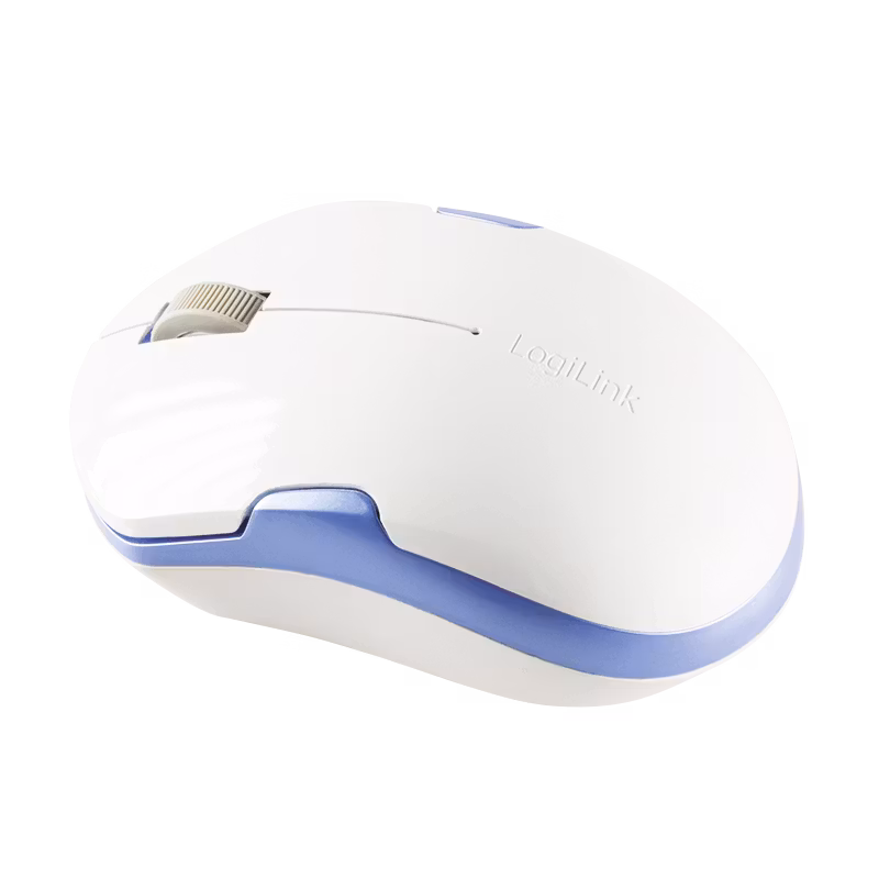 LOGILINK trådløs datamus 2,4 GHz 1200 dpi hvit/blå
