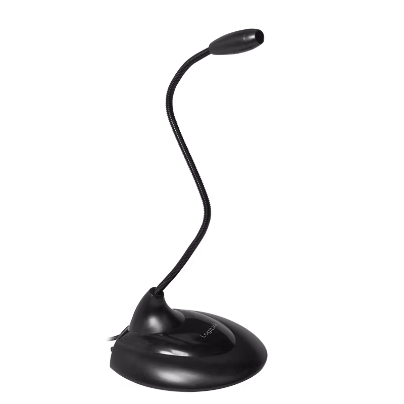 LOGILINK Microphone with stand and flexible neck