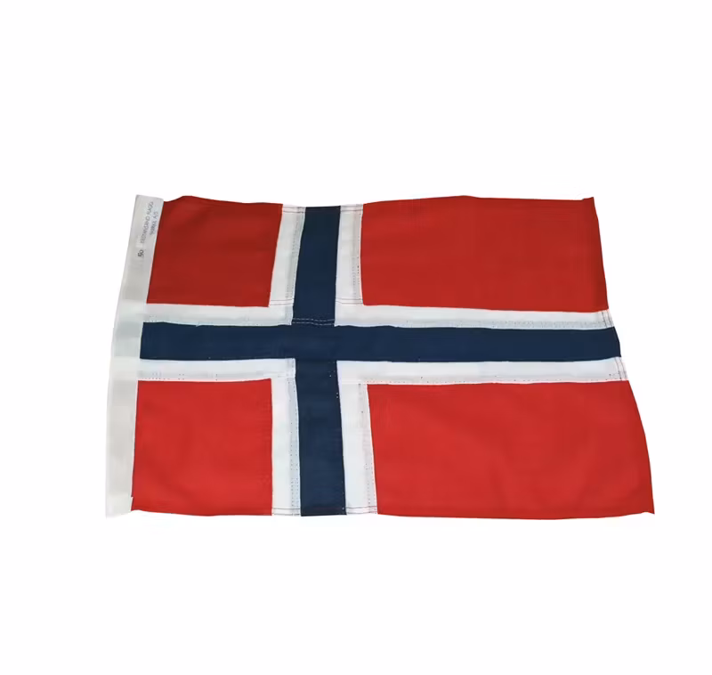 Båtflagg 65cm x 47cm Norsk flagg