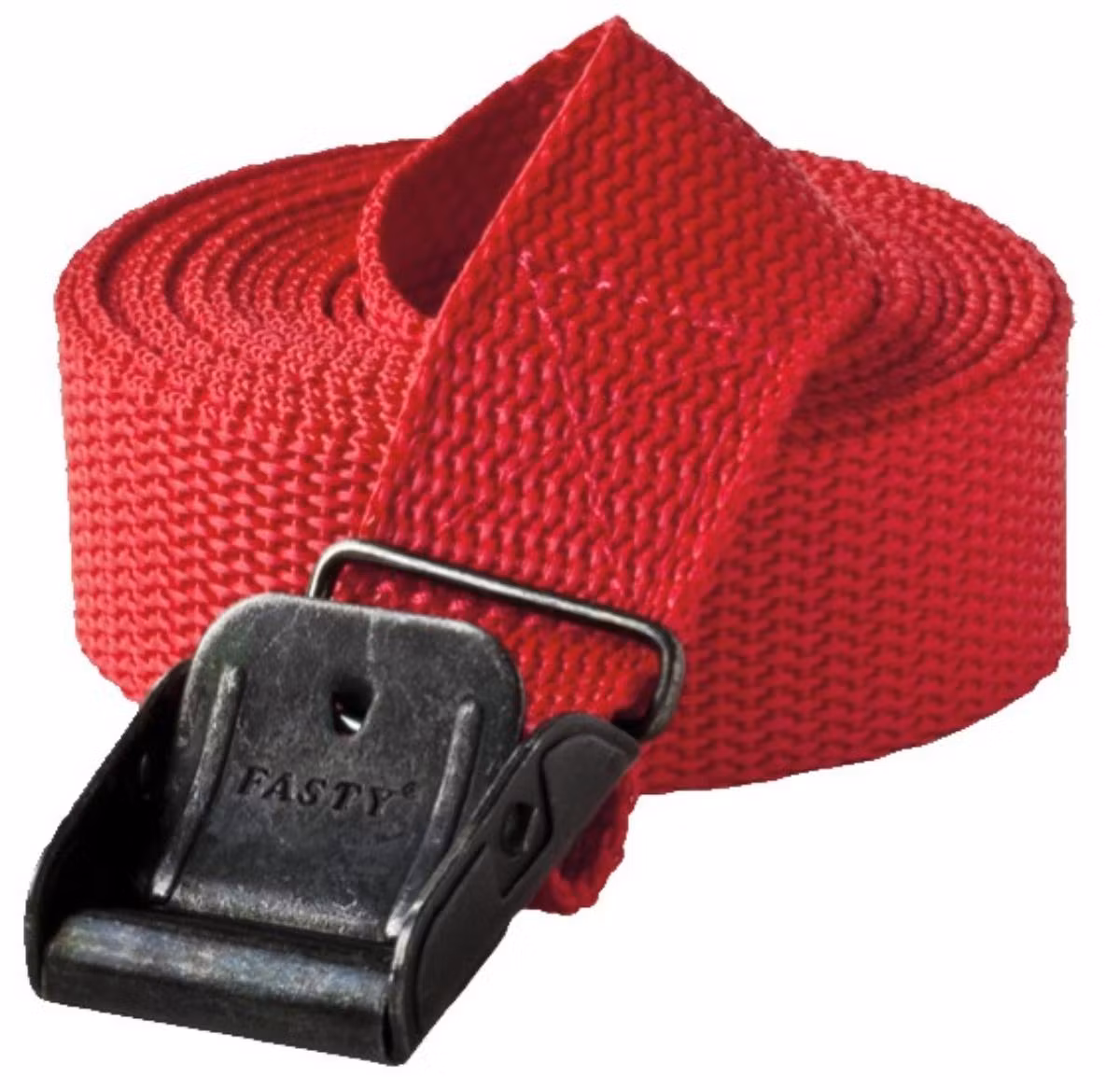 FASTY Pakkestropp 2,5m x 25mm Rød Transport 400kg
