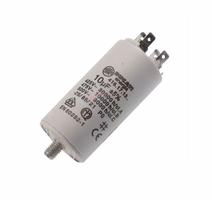 Startkondensator 10,0UF-400/450V Faston 6,3mm
