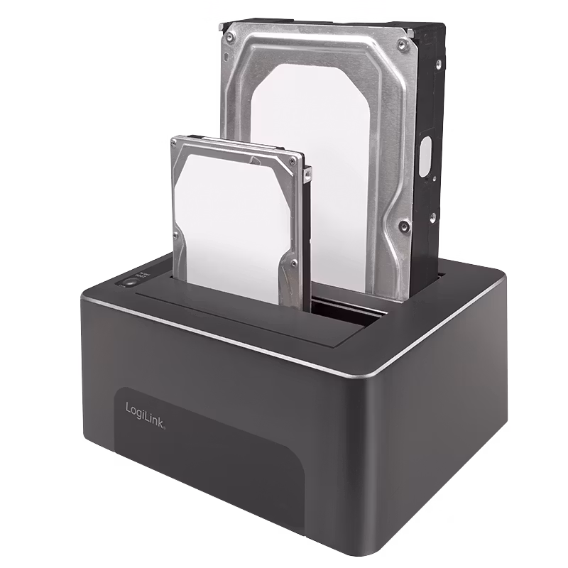 LOGILINK 2-bay Docking for 2.5” or 3.5” SATA HDD / SSD