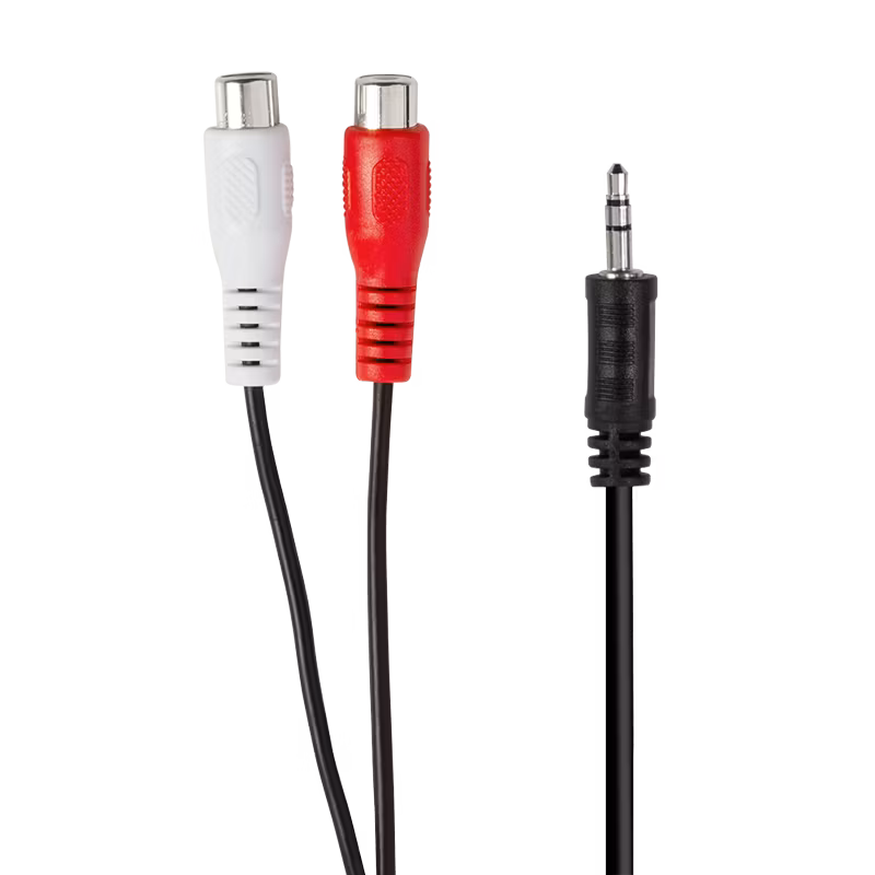LOGILINK minijack 3,5mm han til RCA hun 0,2meter