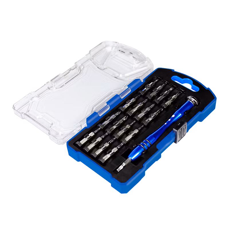 Skrutrekkersett med påmonterbare bits | 18 deler
